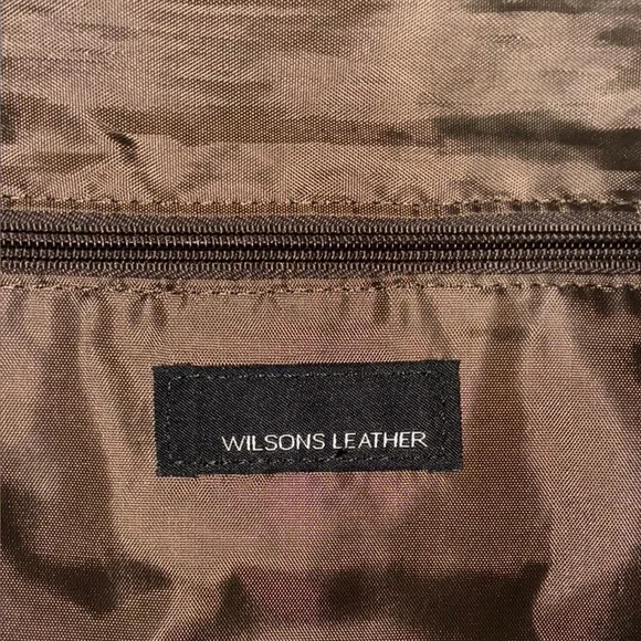 Wilson leather Brown Genuine Leather Messenger Bag - Picture 2 of 2